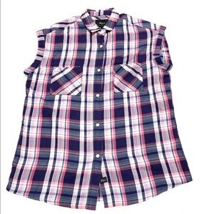 Rails Britt Sleeveless Button Front Shirt